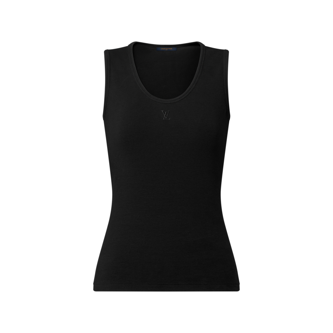 LOUIS VUITTON タンクトップ XS ホワイト Ribbed Tank Top - Women - Ready-to-Wear | LOUIS VUITTON ®